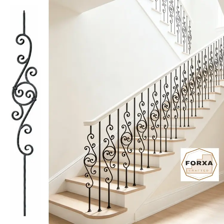 Forxa installation — Scrollwork Staircase